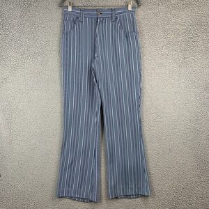 Catalina Martin Trousers Mens 29x30 Blue Multi Stripe Vintage 70s Flare Pants